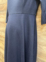 Pinkblush Maternity Scalloped Hem Dress Navy sz Large