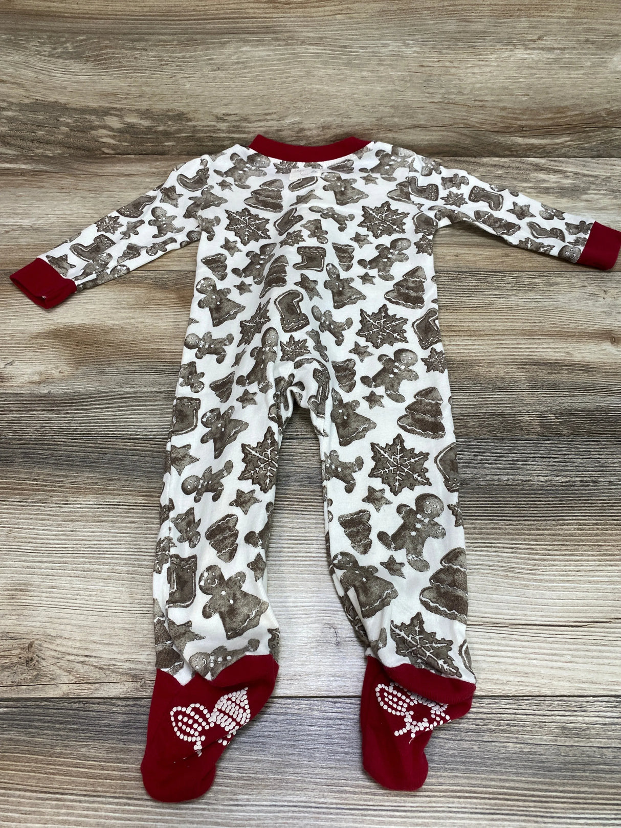 Burt's Bees Baby Organic Cookie Print Sleeper White sz 6-9m - Me n Mommy To Be