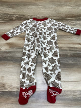 Burt's Bees Baby Organic Cookie Print Sleeper White sz 6-9m - Me n Mommy To Be