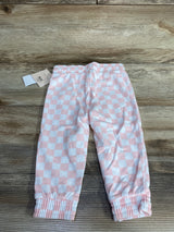 NEW Grayson Mini Checkered Drawstring Pants Pink sz 18m