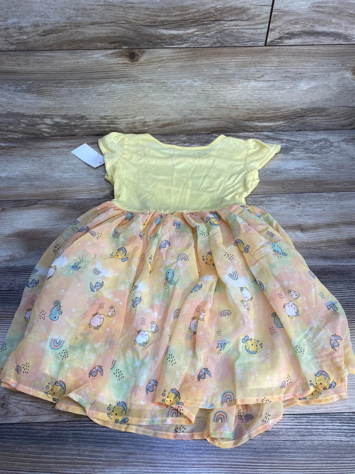 NEW Disney Princess Character Tutu Dress Yellow sz 5T - Me n Mommy To Be