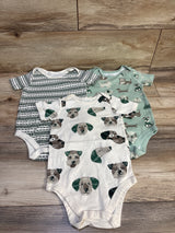 Member's Mark 3pk Organic Bodysuits Ivory sz 24m
