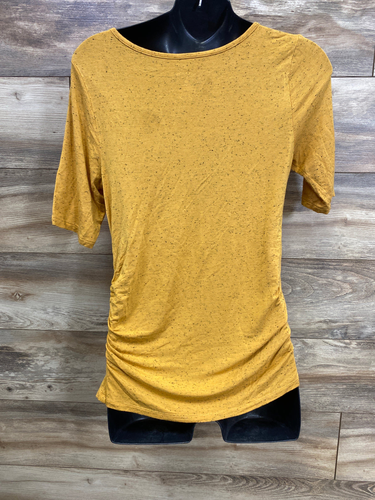 Sonoma Ruched Maternity Shirt Yellow sz Medium