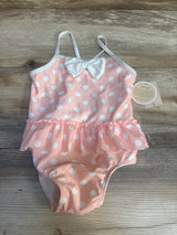NEW First Impression 1pc Polka Dot Swimsuit Pink sz 24m