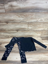 Carter's 2pc Football Pajama Set Black sz 5T