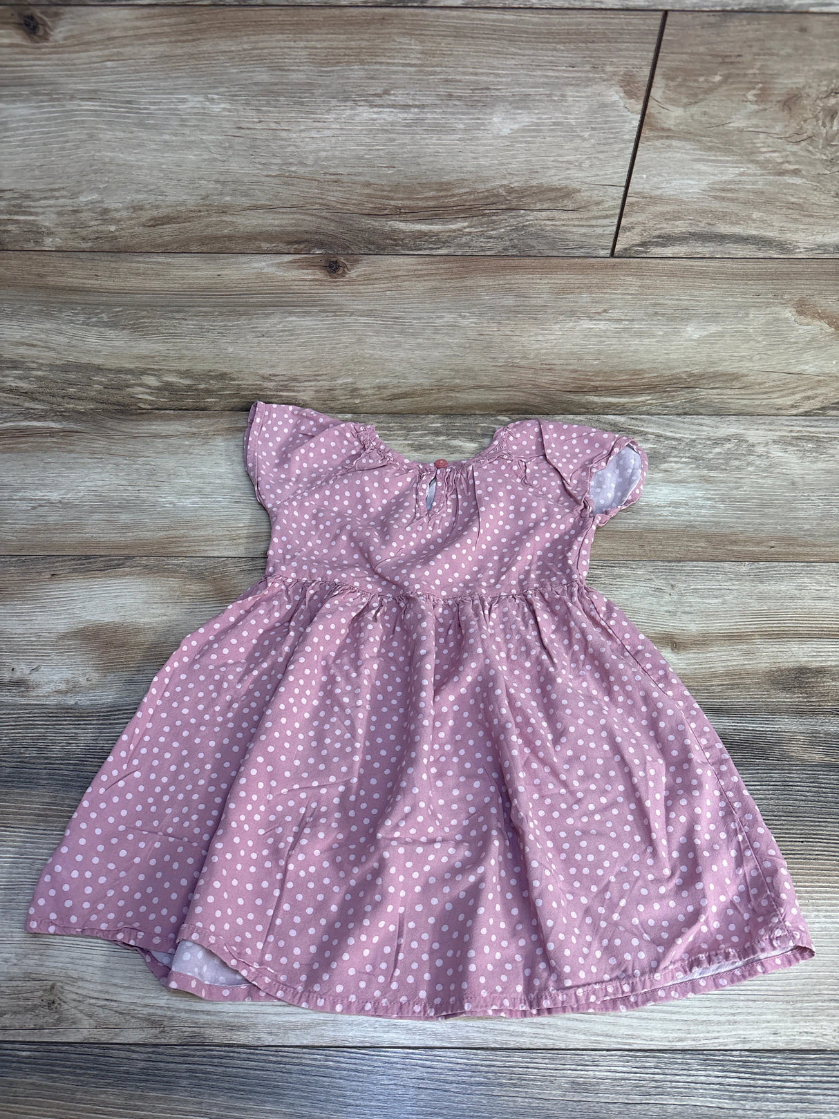 Cat & Jack Polka Dot Dress Pink sz 5T