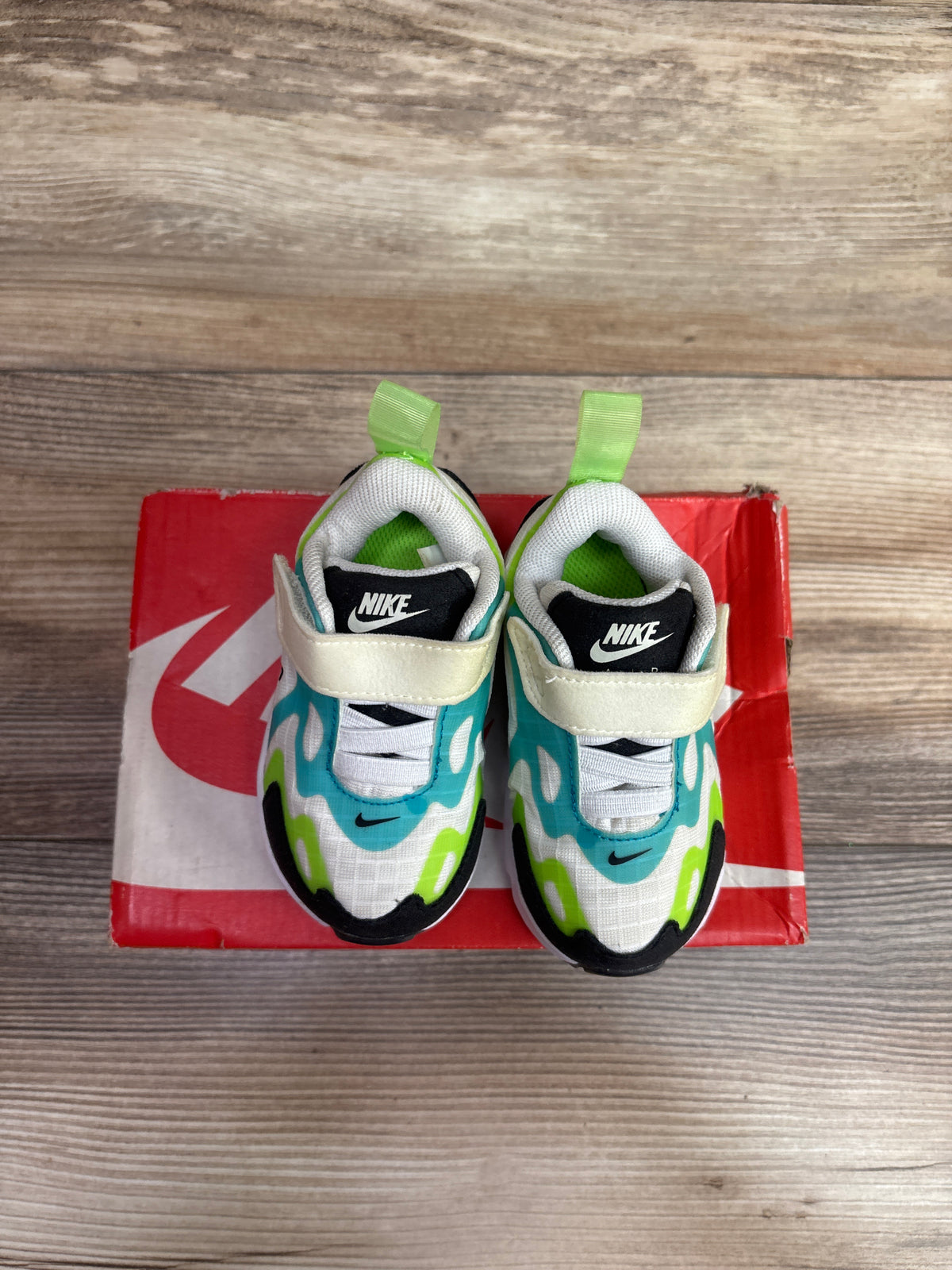 NEW Nike Air Max 200 SE TD 'Oracle Aqua' Sneakers sz 4c