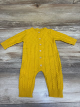 Shein Knit Coverall Yellow sz 3-6m