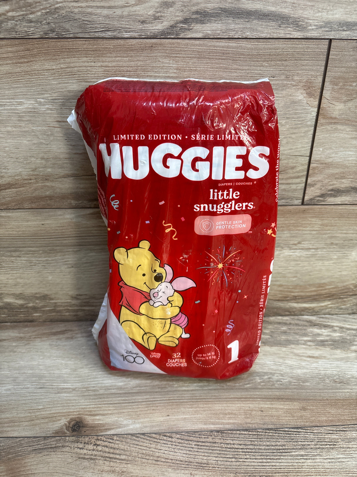 NEW Huggies Little Snugglers Diapers Size 1 32ct.
