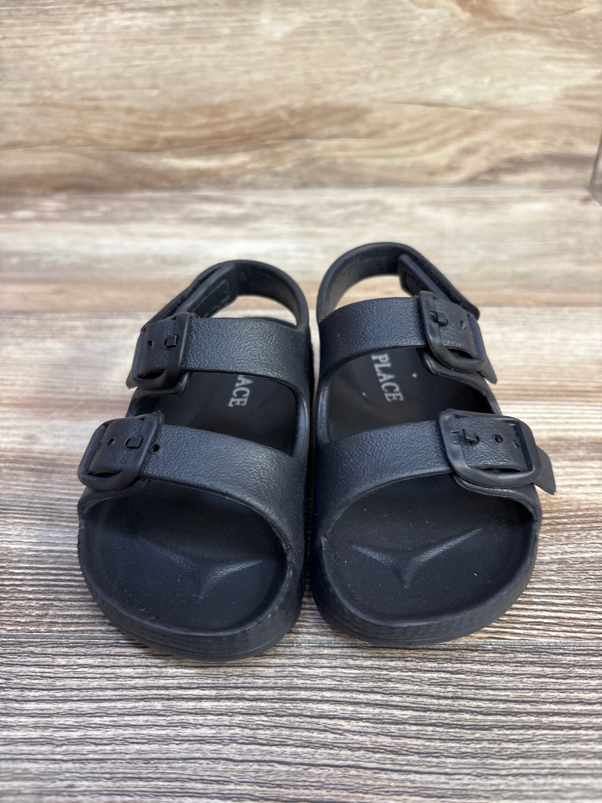 Children's Place Double Buckle Sandals Black sz 5c