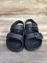 Children's Place Double Buckle Sandals Black sz 5c