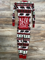 Lazy One Bear Essentials Onesie Flapjack Red/White sz 3T - Me n Mommy To Be