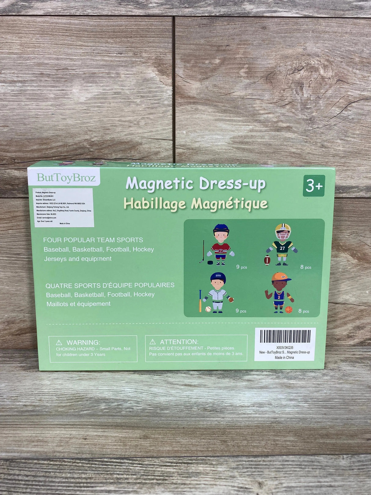 ButToyBroz Magnetic Dress-Up Dolls Playset 3+