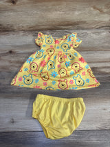 Disney Baby 2pc Winnie The Pooh Dress & Bloomers Yellow sz 3m