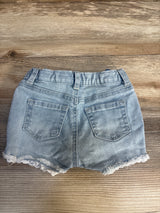 Cat & Jack Eyelet Trim Jean Shorts Blue sz 18m
