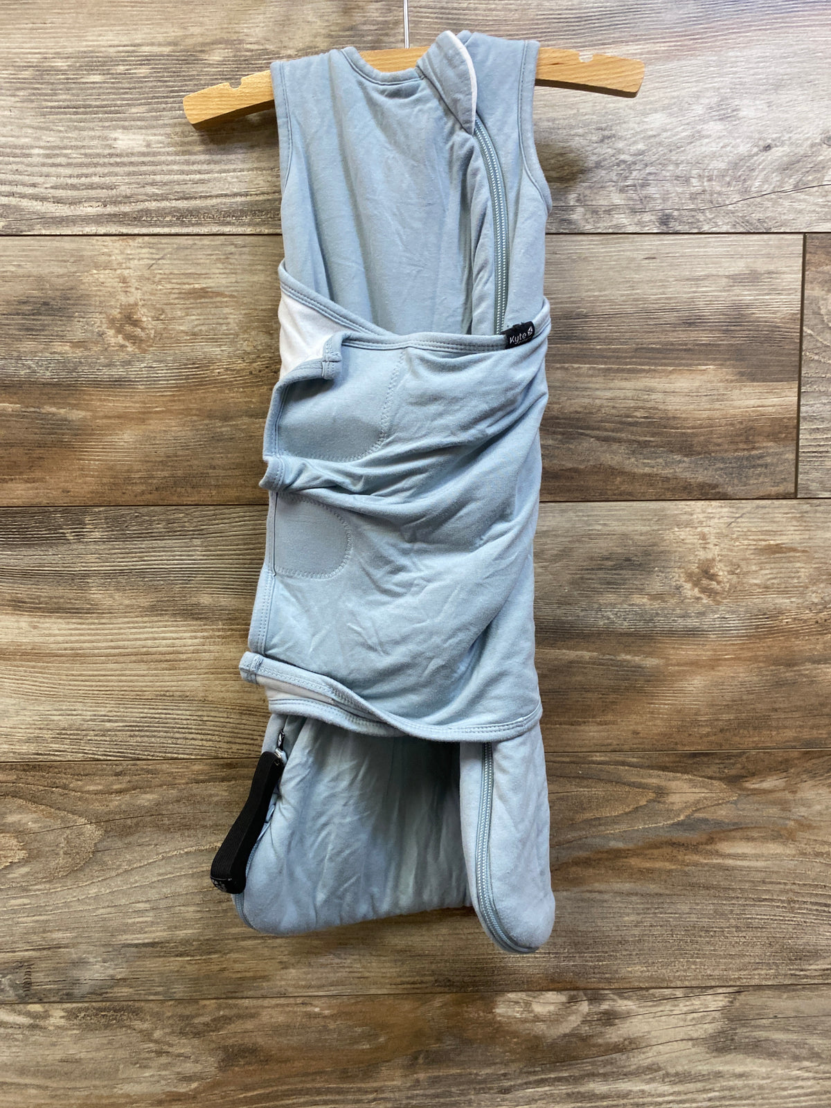 Kyte Baby 1.0TOG Bamboo Sleep Bag Swaddler Blue sz 0-3m