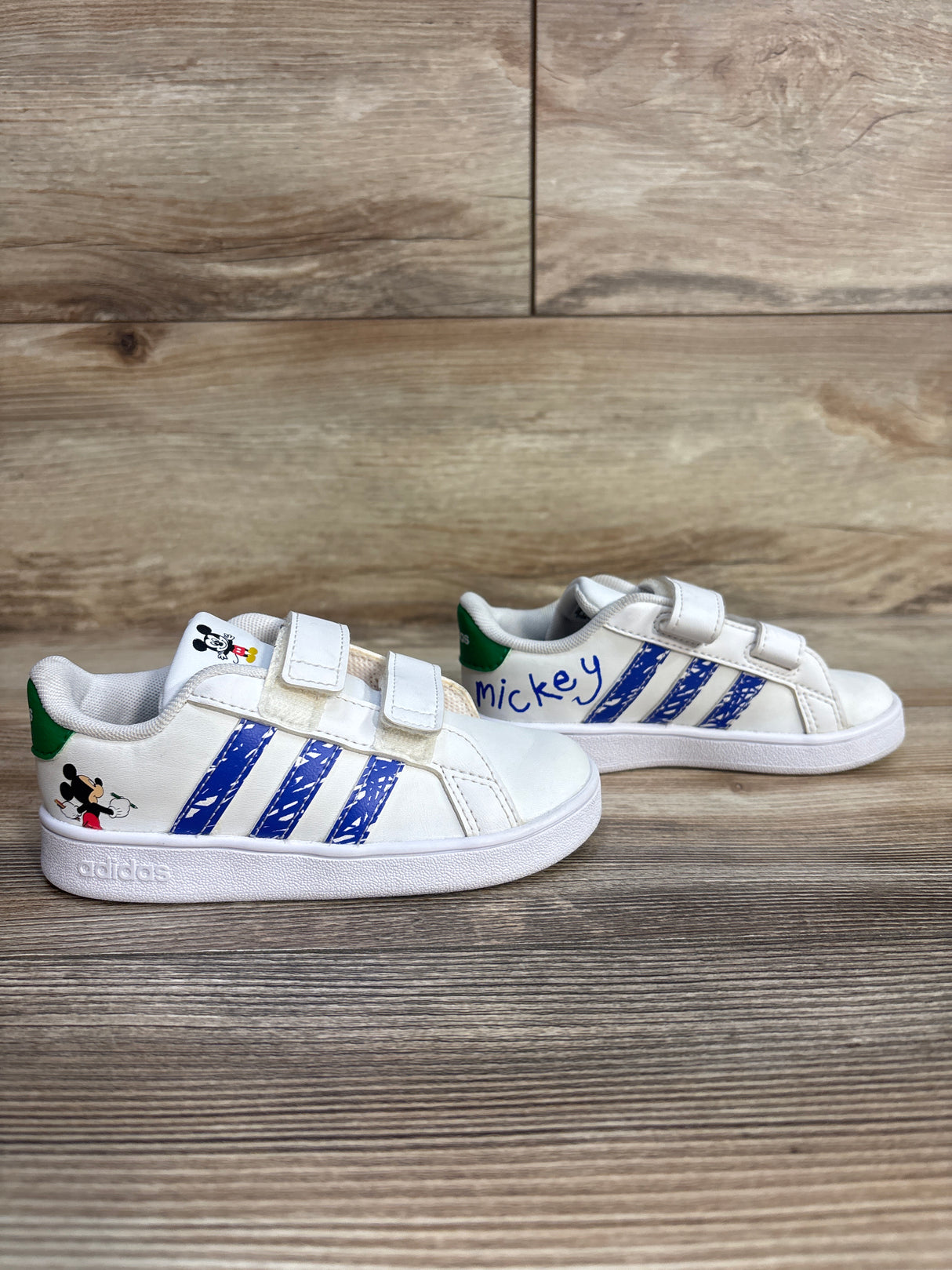 Adidas x Disney Grand Court CF I 'Mickey Mouse' Sneakers, White sz 8c
