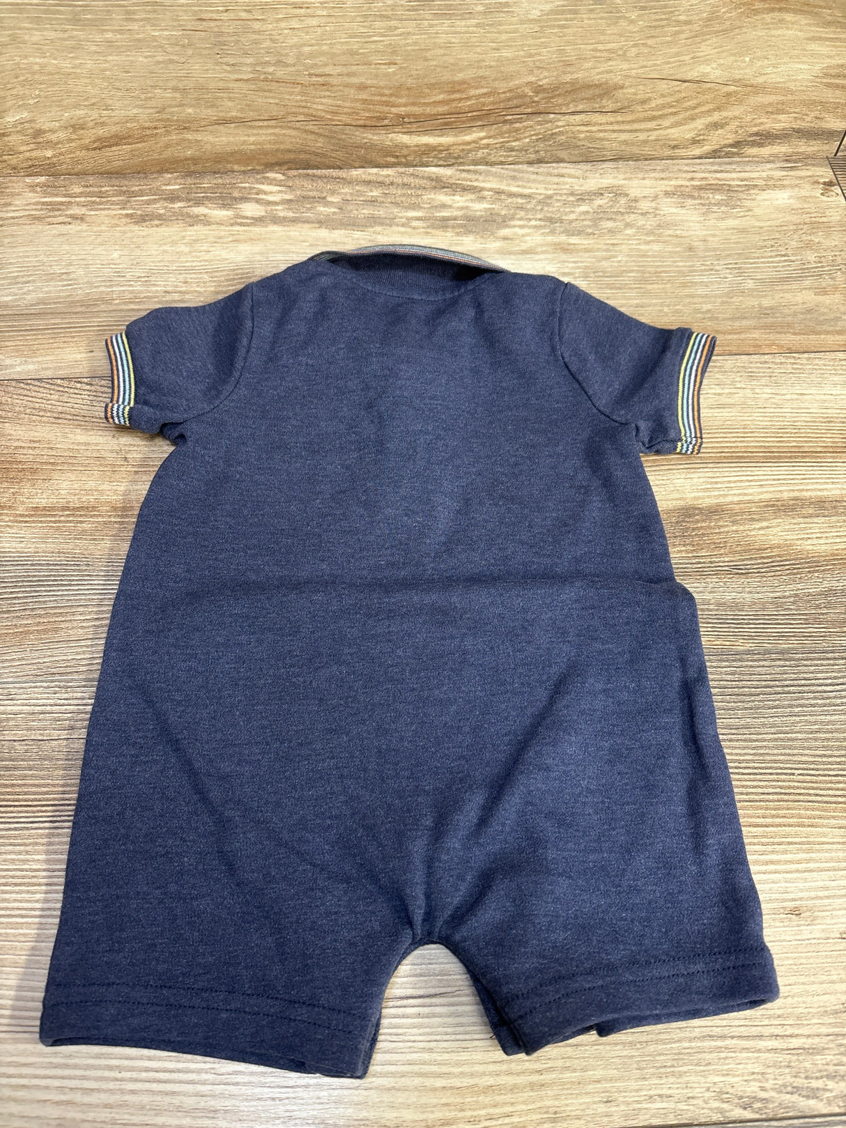 Nautica Polo Shortie Romper Blue sz 12m - Me n Mommy To Be