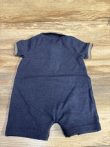 Nautica Polo Shortie Romper Blue sz 12m - Me n Mommy To Be