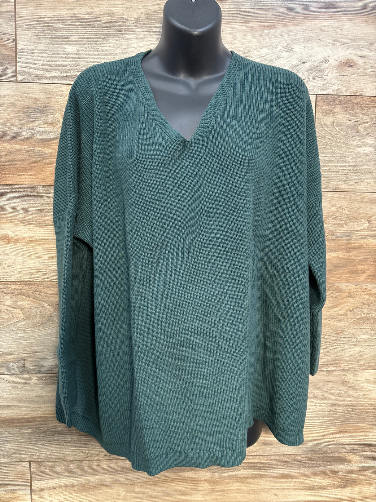 NWOT Gap Maternity V-Neck Sweater in Green sz Medium