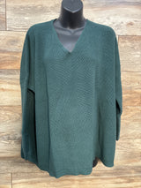 NWOT Gap Maternity V-Neck Sweater in Green sz Medium
