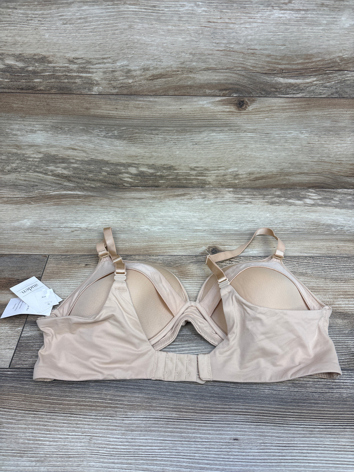 NEW Auden Wirefree Absorbent Nursing Bra - Beige sz 38C