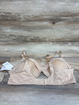 NEW Auden Wirefree Absorbent Nursing Bra - Beige sz 38C
