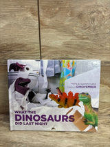 What the Dinosaurs Did Last Night Hardcover Book
