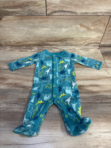 Carter's Snap Sleeper Teal sz 3m