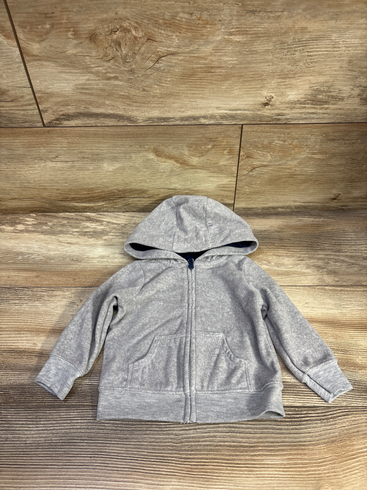 Simple Joys Full Zip Fleece Hoodie Grey sz 3-6m