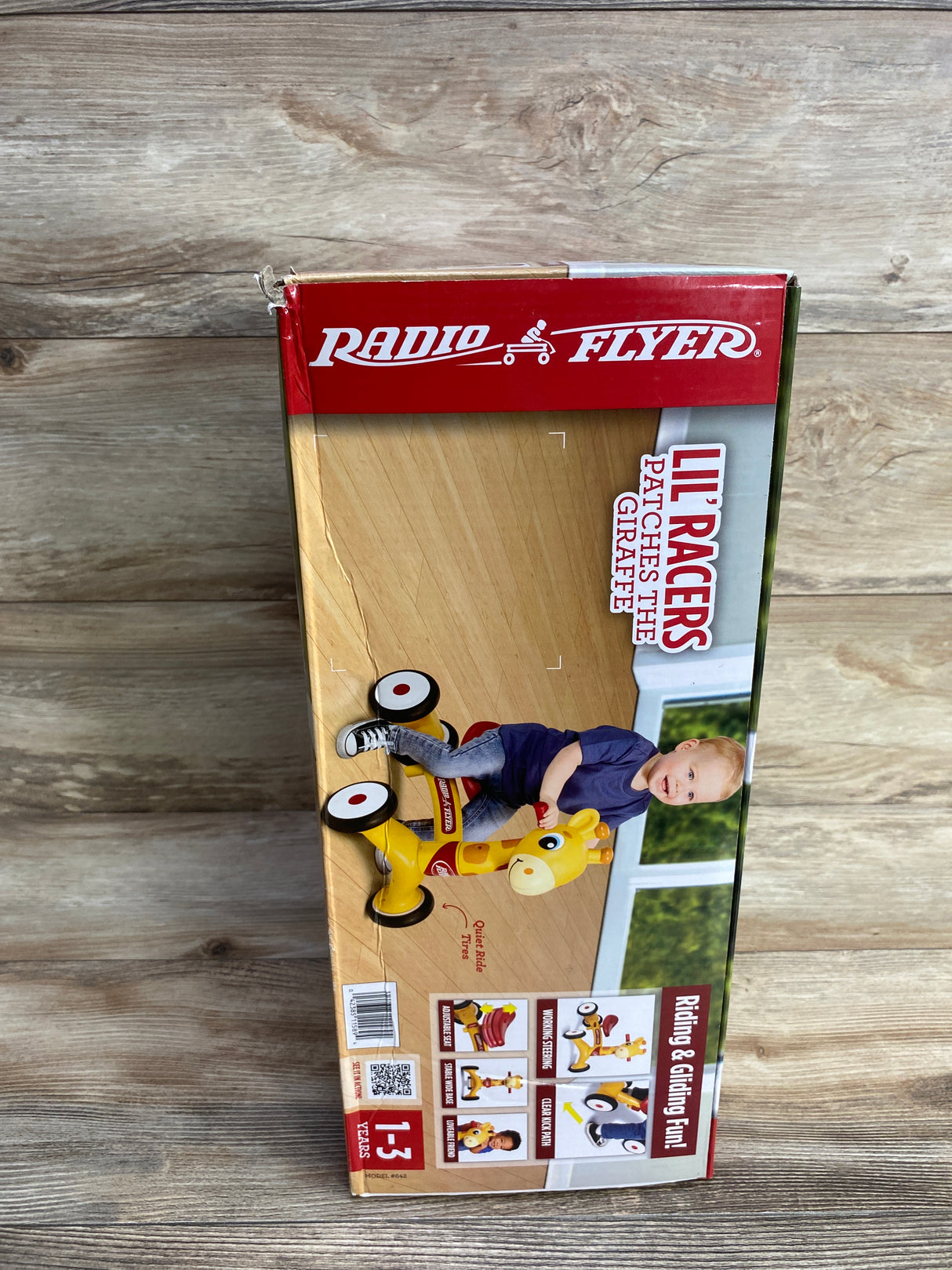 NEW Radio Flyer Lil' Racers Patches The Giraffe Ride-On