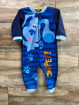 Nickelodeon Blue's Clues Blanket Sleeper Blue sz 3T