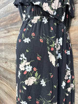 Ingrid & Isabel Floral Dress Black sz Medium - Me n Mommy To Be