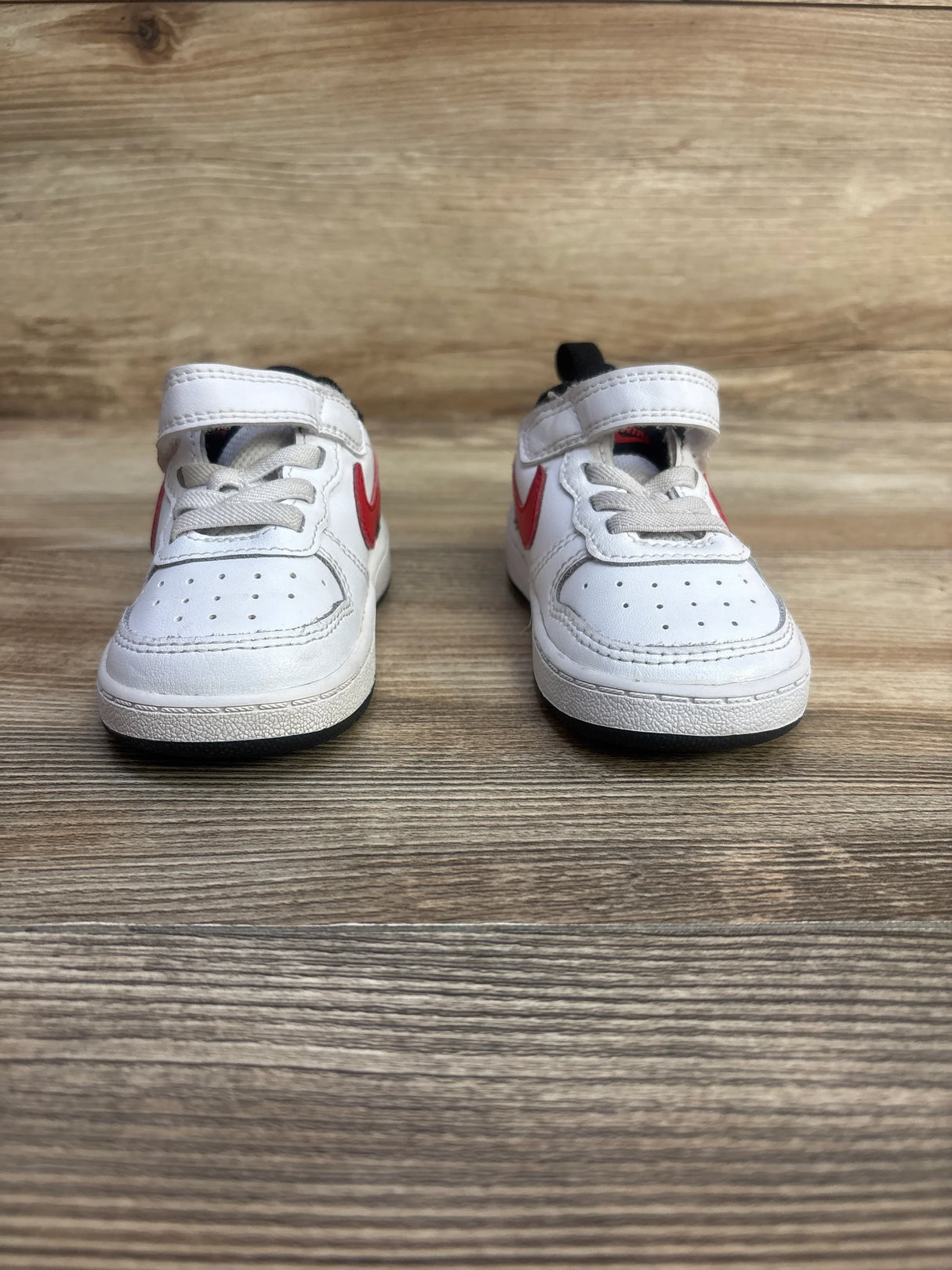 Nike Court Borough Low 2 TD 'White University Red' Sneakers sz 5c - Me n Mommy To Be