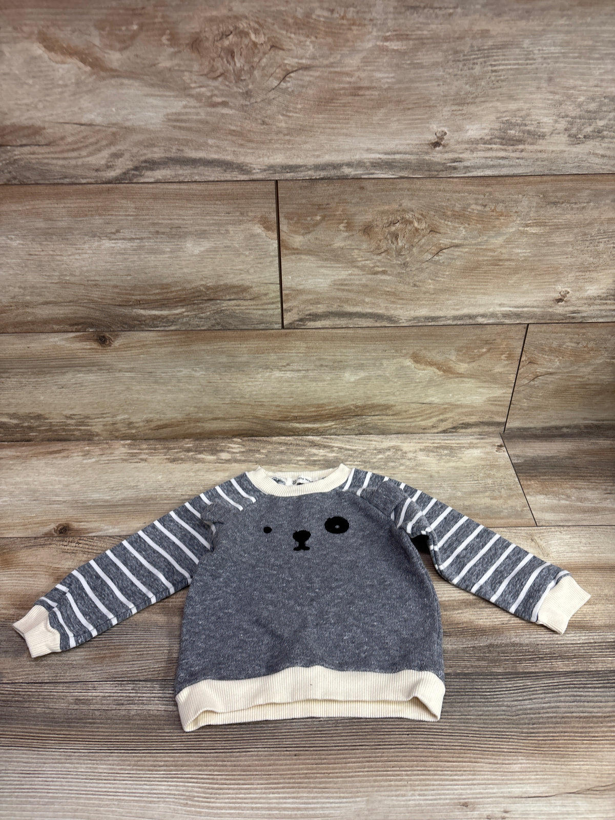 Little Who Knit Pullover Sweatshirt Grey sz 2T