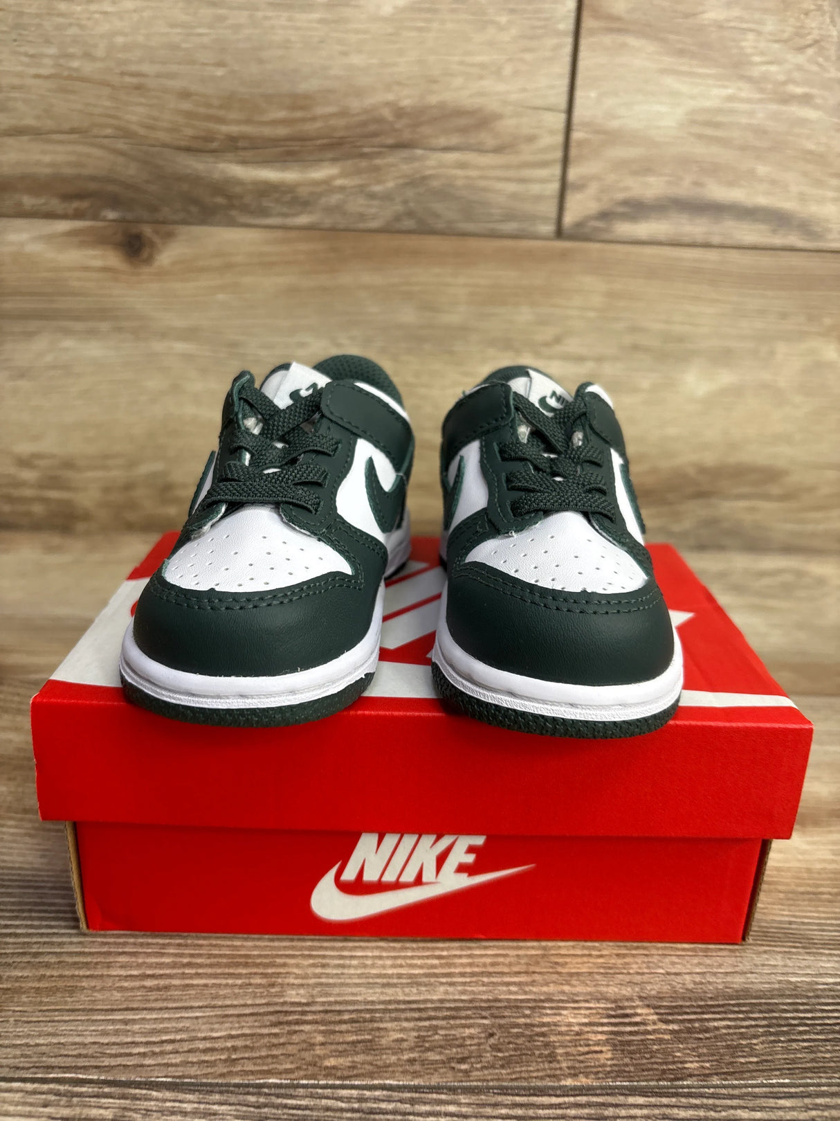 Nike Dunk Low TD 'Vintage Green' Sneakers sz 6c