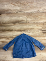 Baby Club Denim Button Up Shirt Blue sz 2-3T