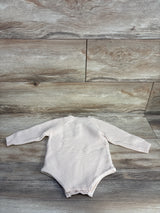 Henley Knit Bubble Sweater Romper Cream sz 9-12m