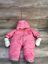 Urban Republic 2pc Puffer Snowsuit with Mittens Pink sz 9m
