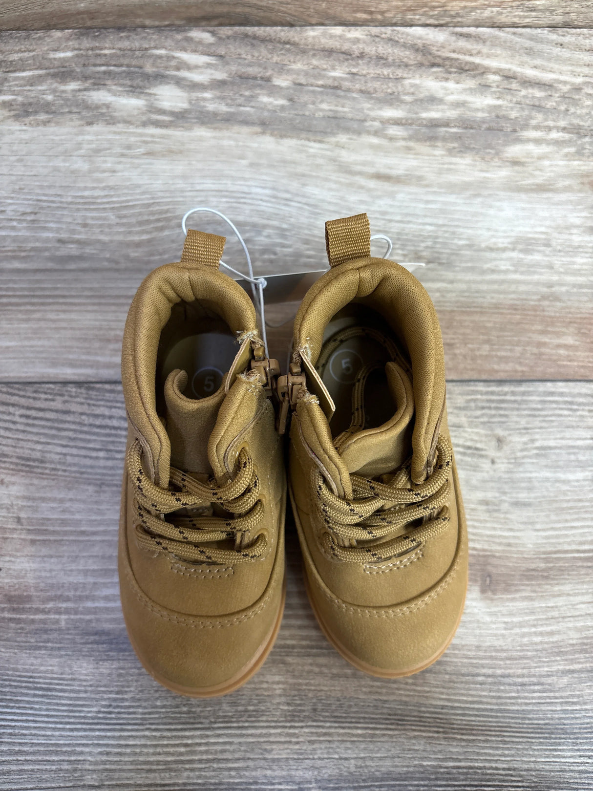 NEW Cat & Jack Han Boots, Cognac sz 5c