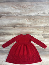 Cat & Jack Knit Long Sleeve Dress Red sz 3T