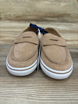 NEW Janie & Jack Suede Loafer Sneakers in Desert Tan sz 10c