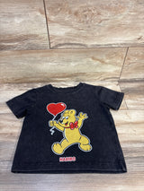 Haribo Goldbear Heart Tee Shirt Black sz 4-5T