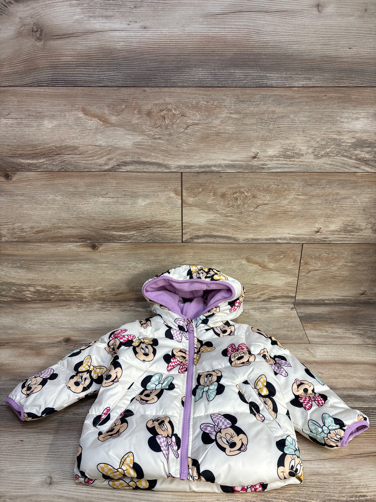 Jumping Beans x Disney Minnie Mouse Heavyweight Bubble Jacket sz 2T