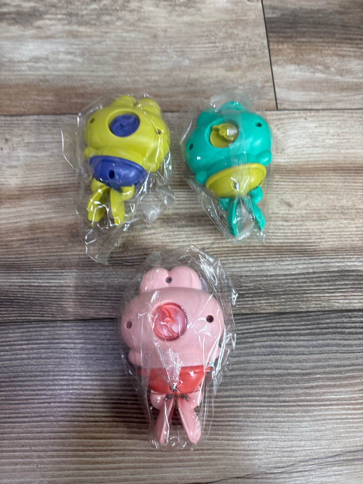 NEW JoFAN 3pk Frog Wind-Up Bath Toys