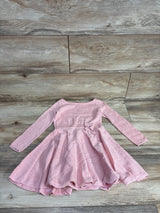 Lilly Pulitzer Metallic Long Sleeve Dress Pink sz 4-5T