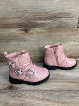 Self Esteem Lil' Triple Glam Pink Boots sz 7c - Me n Mommy To Be