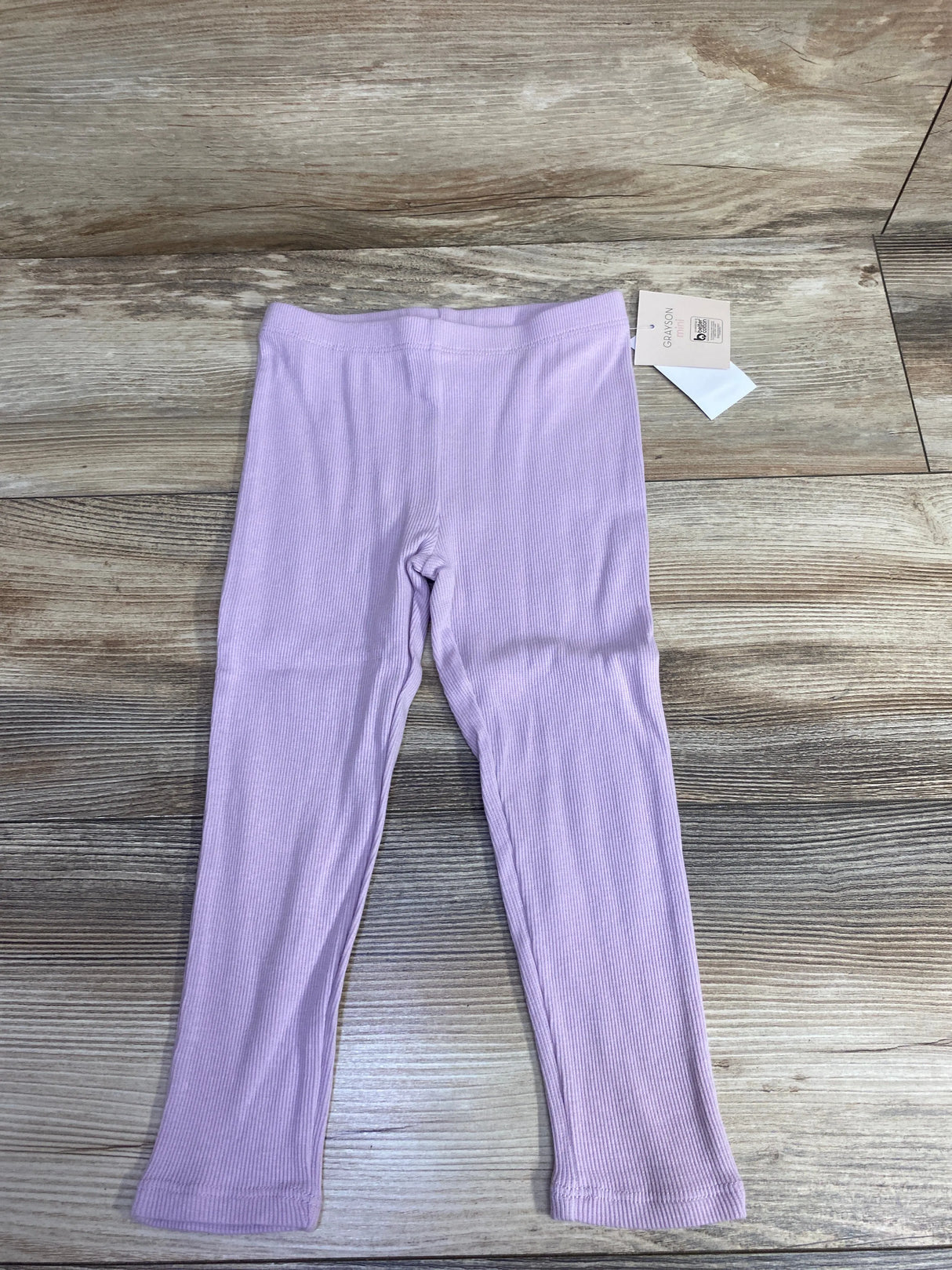 NEW Grayson Mini Ribbed Leggings Purple sz 3T
