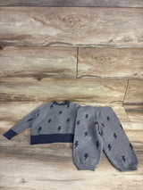Grayson Mini 2pc Lighting Bolt Cardigan Set Grey sz 18m