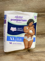 NEW Always Discreet Postpartum Underwear 14ct Size 20-26